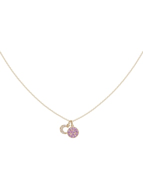 Collar de luna Riccardo Orsato de oro amarillo 14 K