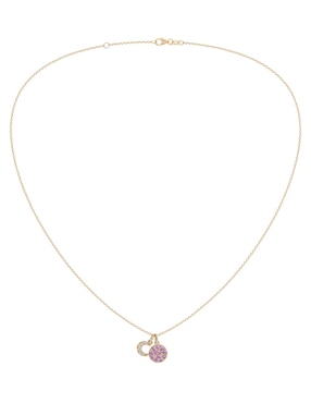 Collar de luna Riccardo Orsato de oro amarillo 14 K