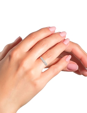Anillo Stackis Fashion Band 14 k de oro diamante brillante