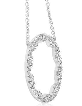 Collar Stackis de oro blanco 14 K