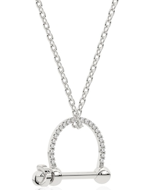 Collar Stackis de oro blanco 14 K