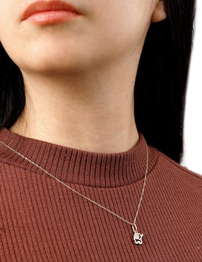 Collar D Cadena de oro amarillo 14 K