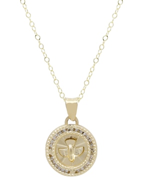 Collar D Cadena de oro amarillo 14 K