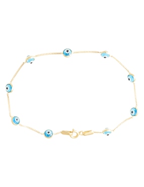 Pulsera Sini de oro 14 K con acabado pulido