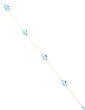 Pulsera Sini de oro 14 K con acabado pulido