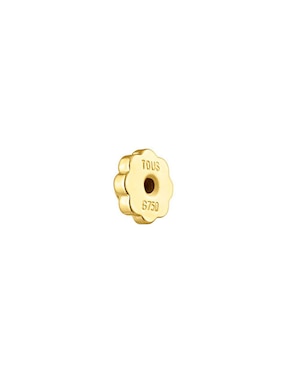 Contra para arete Tous de oro con acabado brillante