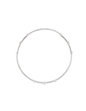 Pulsera Amore Mio de oro blanco con diamante 14 k Amore Mio!