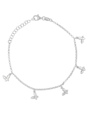 Pulsera Silvex Spa de plata P 925 con acabado baño rodio
