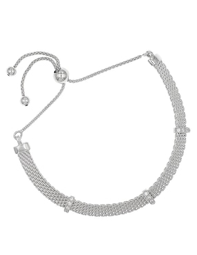 Pulsera Silvex Spa de plata P 925 con acabado baño rodio