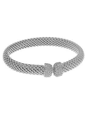Pulsera Silvex Spa de plata P 925 con acabado baño rodio