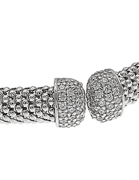 Pulsera Silvex Spa de plata P 925 con acabado baño rodio