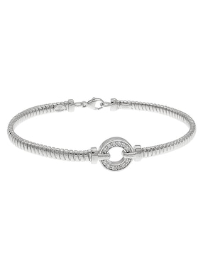 Pulsera Silvex Spa de plata P 925 con acabado baño rodio