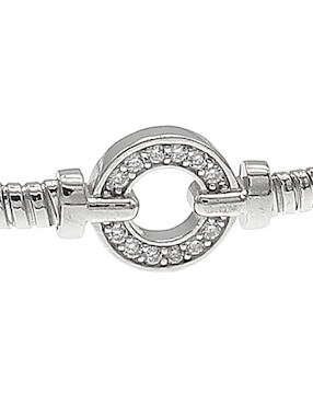 Pulsera Silvex Spa de plata P 925 con acabado baño rodio