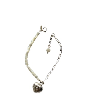 Pulsera E&N Cherny de plata P 925 Madre Perla con acabado liso