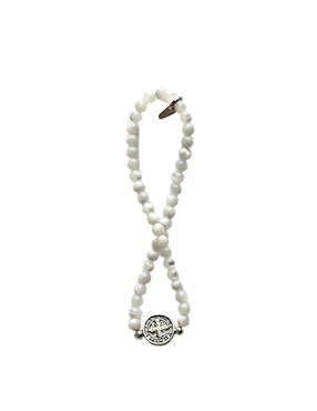 Brazalete E&N Cherny de plata con madre perla p 925 Madre Perla