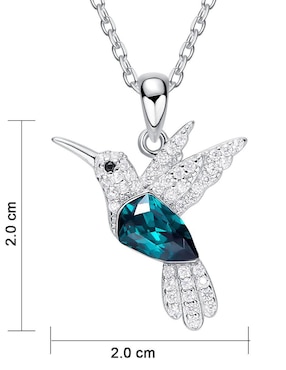 Collar Mayfer Joyería Colibrí de plata P 925