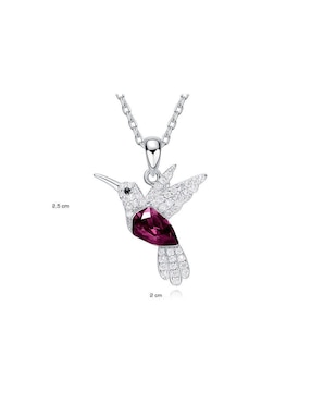 Collar Mayfer Joyería Colibrí de plata P 925
