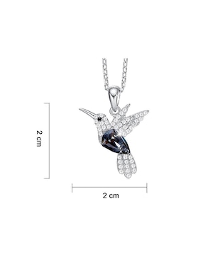 Collar Mayfer Joyería Colibrí de plata P 925
