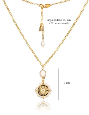 Collar Ablime Joyería de baño de oro