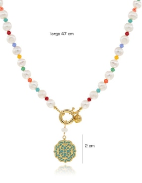 Collar Ablime Joyería de baño de oro