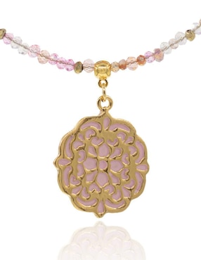 Collar Ablime Joyería Mandalas de baño de oro