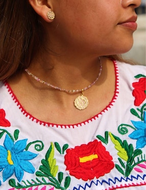 Collar Ablime Joyería Mandalas de baño de oro