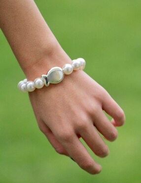 Pulsera Clio Blue P 925 con acabado pulido