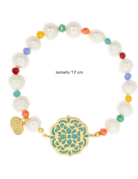 Pulsera Ablime Joyería de baño de oro Mandalas