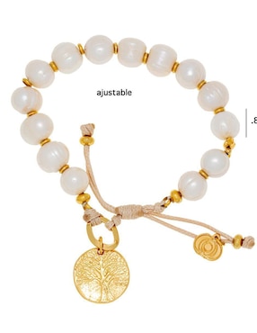 Brazalete Ablime Joyería de baño de oro Ablime Perlas