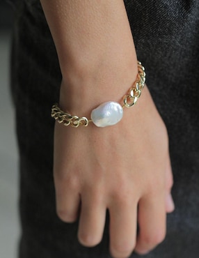Pulsera Ablime Joyería de baño de oro Ablime Perlas