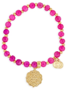 Pulsera Ablime Mandalas Con Acabado Baño De Oro