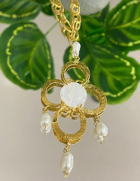 Collar Ablime Joyería de baño de oro