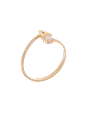 Solitario de oro 14 k Argo Joyeros