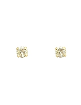 Broqueles cuadrados Mancini de oro diamante