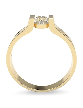 Anillo de compromiso de oro 14 k Amelie Joyas