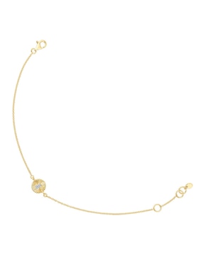 Pulsera Tous de oro 18 k Iris Motif