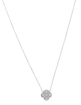 Collar Morganne Bello de oro blanco 14 K