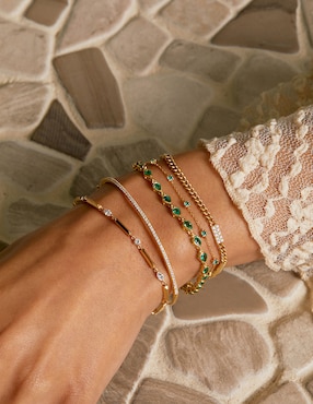 Pulsera Bony Levy de oro 18 K con acabado brillante