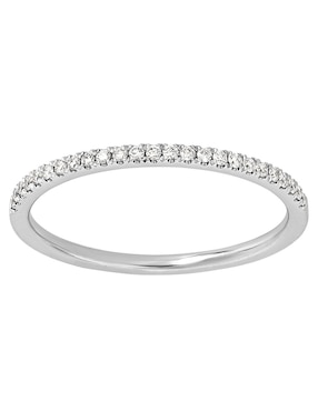 Anillo Redondo Bony Levy Shota Aizawa 18 K De Oro Blanco Diamante