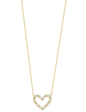 Collar de corazón Bony Levy de oro 18 K