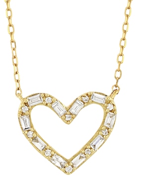 Collar de corazón Bony Levy de oro 18 K