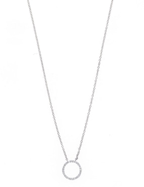 Collar Bony Levy de oro blanco 18 K