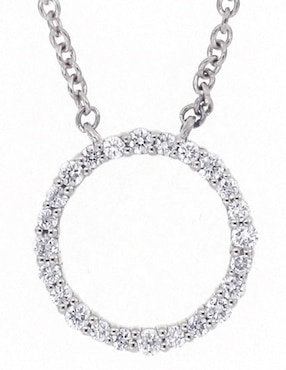 Collar Bony Levy de oro blanco 18 K