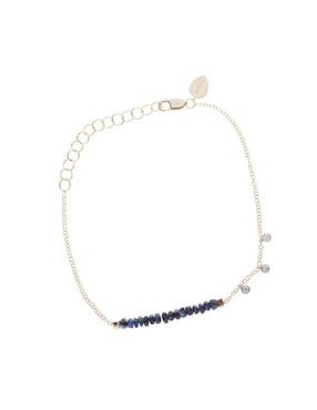Pulsera Meira T de oro 14 K con acabado brillante