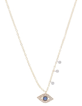 Collar de ojo Meira T de oro 14 K