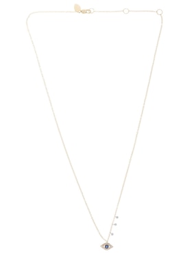 Collar de ojo Meira T de oro 14 K
