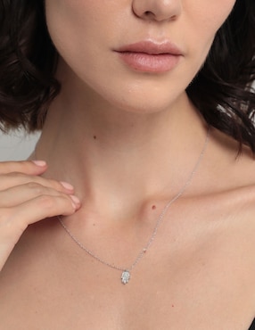 Collar de mano Meira T de oro blanco 14 K