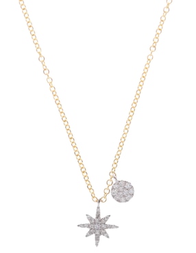 Colgante Meira T de oro amarillo 14 K