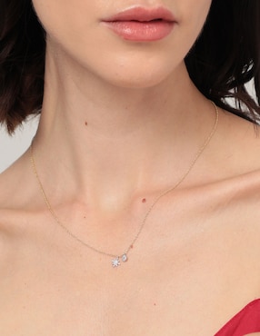 Colgante Meira T de oro amarillo 14 K