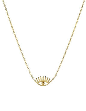 Collar de ojo Zoe Lev de oro amarillo 14 K